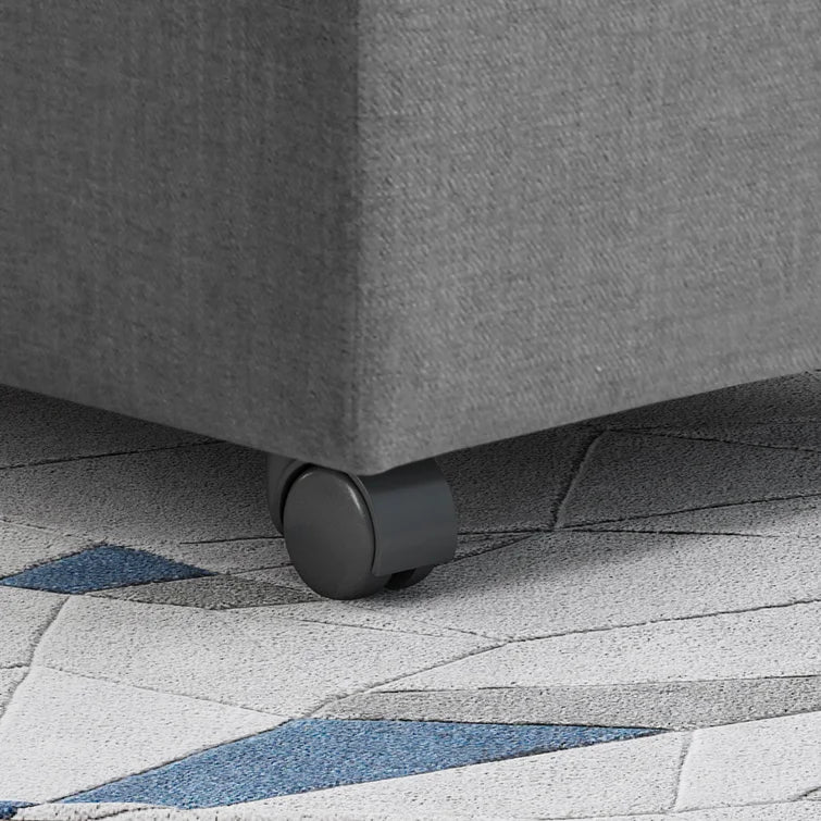 Boheme Modern Upholstered Storage Ottoman,Movable Footstool