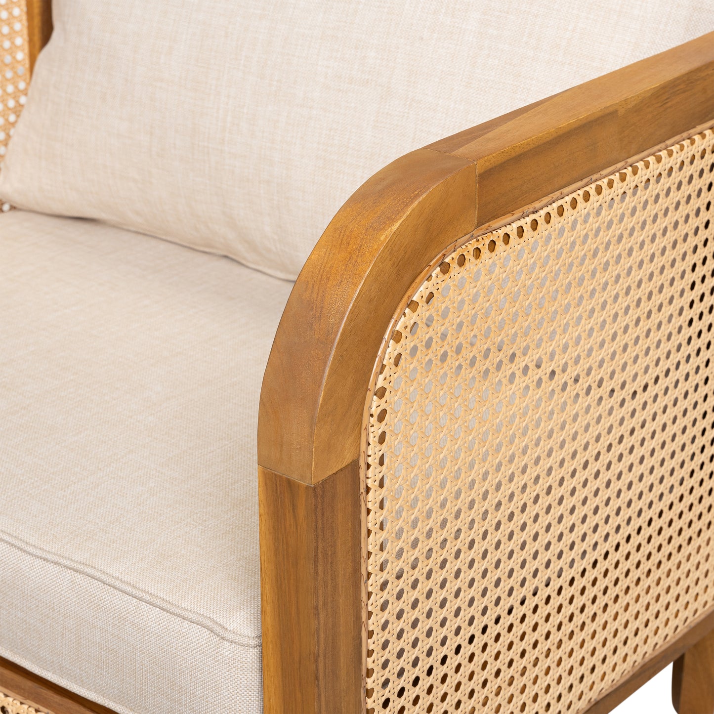 Kirkby Outdoor Patio Cushioned Arm Chair