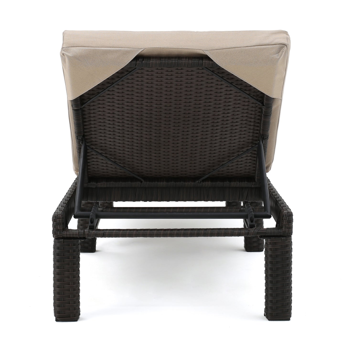 Feronia Outdoor 13 Pc Wicker Patio Set w/ Water Resistant Cushions