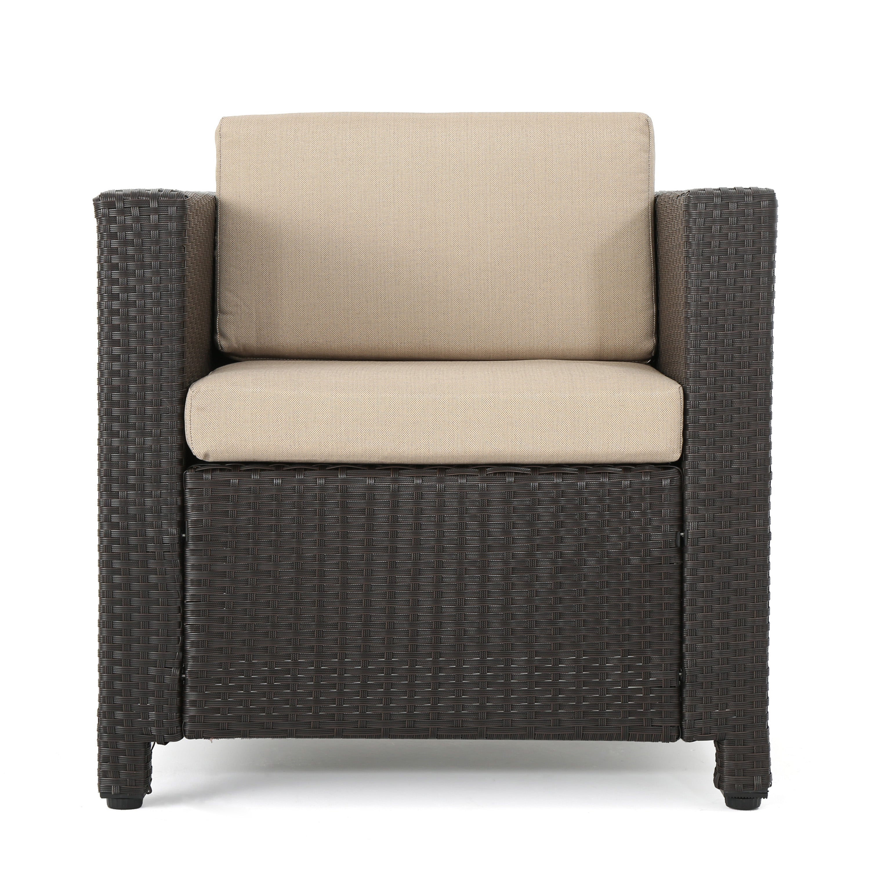 Venice Outdoor Wicker Club Chair – GDFStudio
