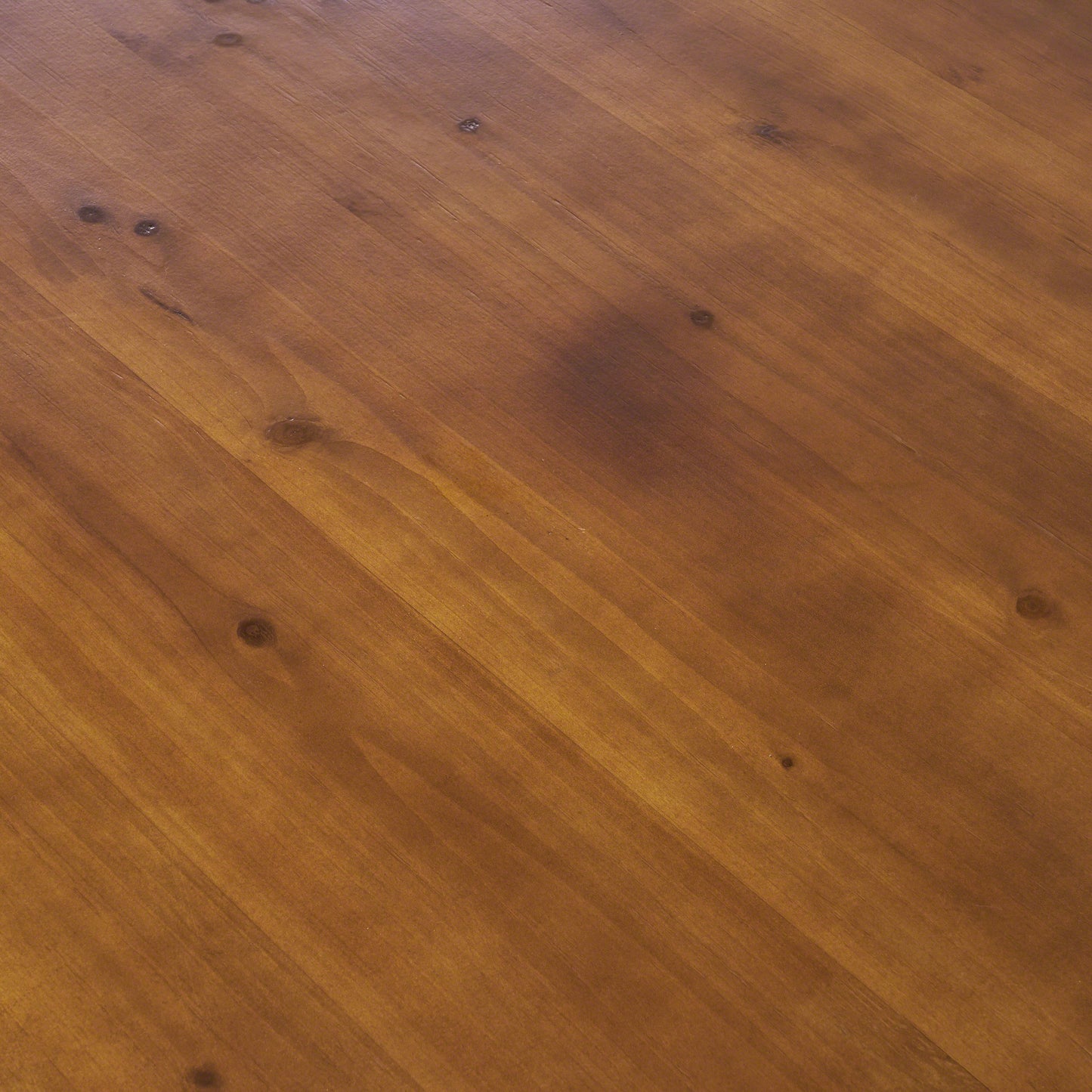 Kaia Modern Industrial Faux Live Edge Dining Table with Hairpin Legs, Natural and Black