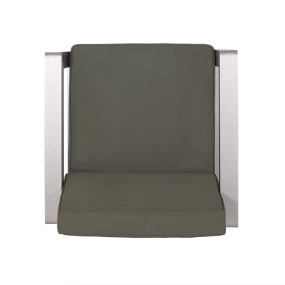 Booth Outdoor Aluminum Club Chairs