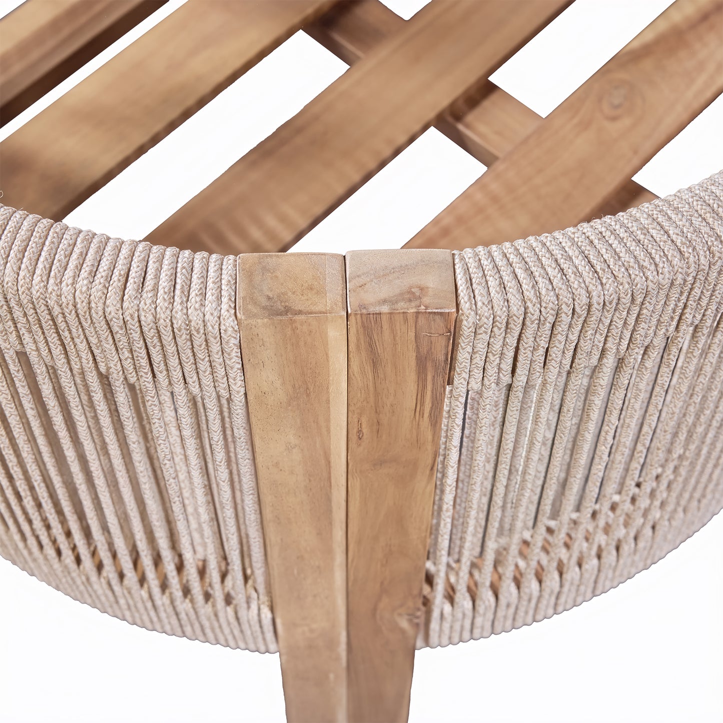 Matera Modern Wood Patio Dining Chair (Set of 2)