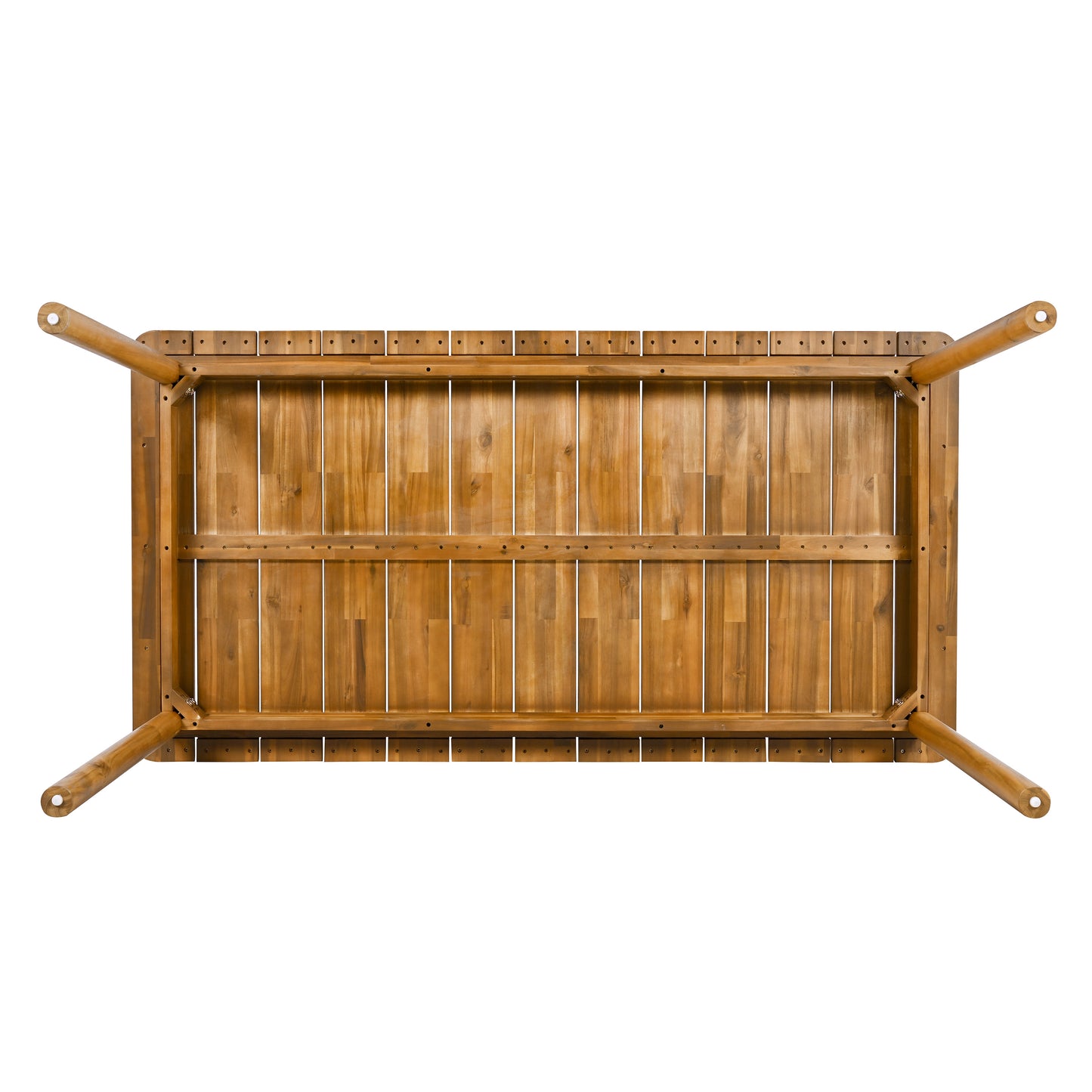 Abaca Outdoor Patio 7PCS Dining Set (6PCS Dining Chair and 1PC Dining Table)