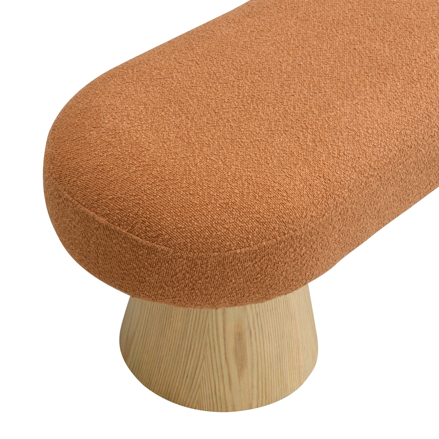 Hrafnol 64"L Dining Bench for Dining Room, Upholstered Bedroom End of Bed Entryway Bench