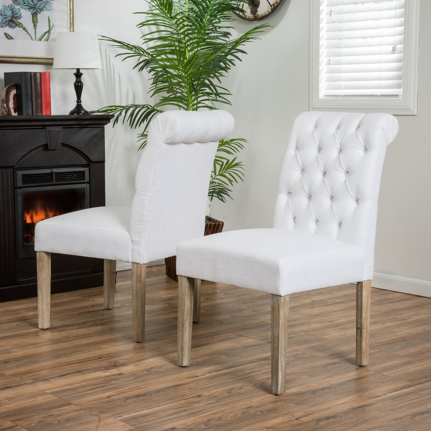 Elmerso Roll Back Dining Chair,set of 2