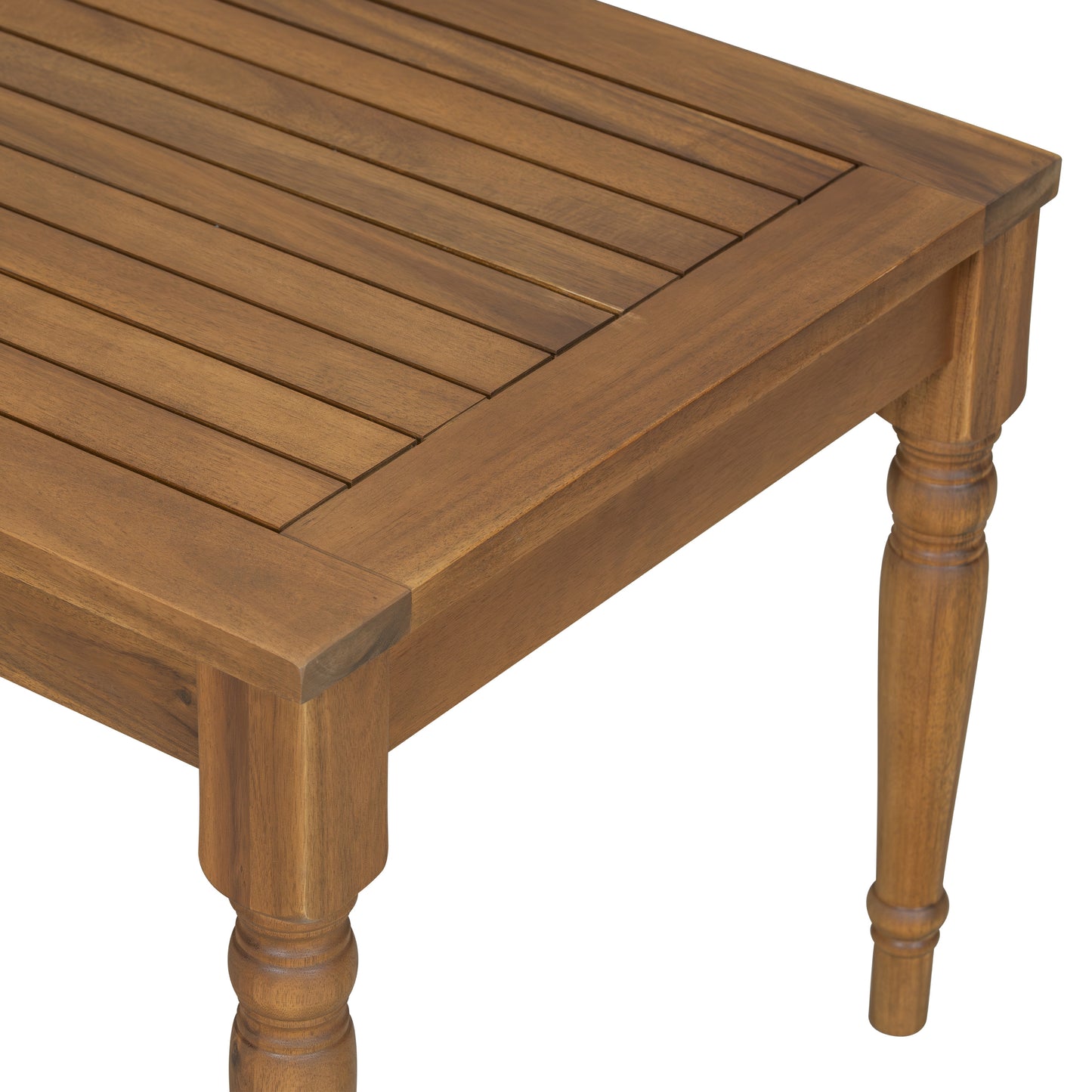 Selyric Acacia Classic Outdoor Coffee Table,Natural Finish