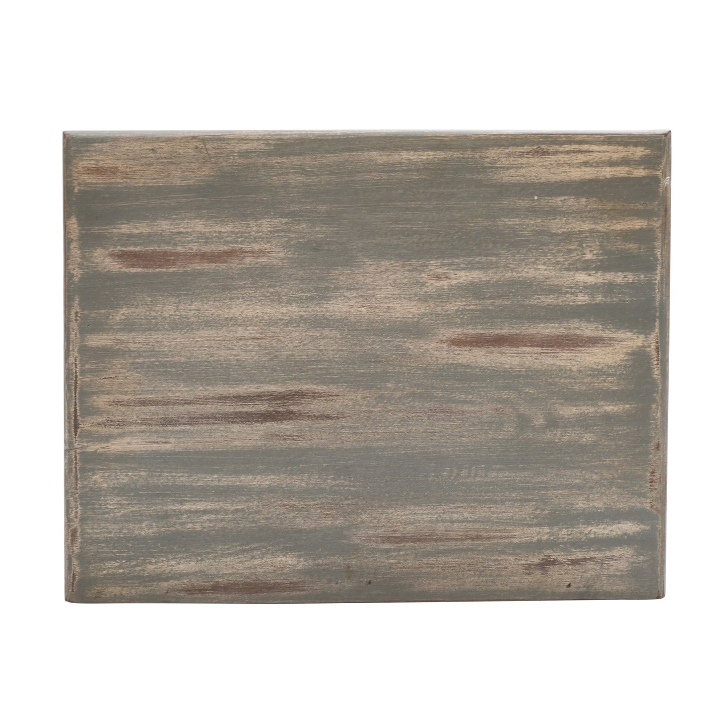 Hearthlyn Antique Grey Wood Nightstand