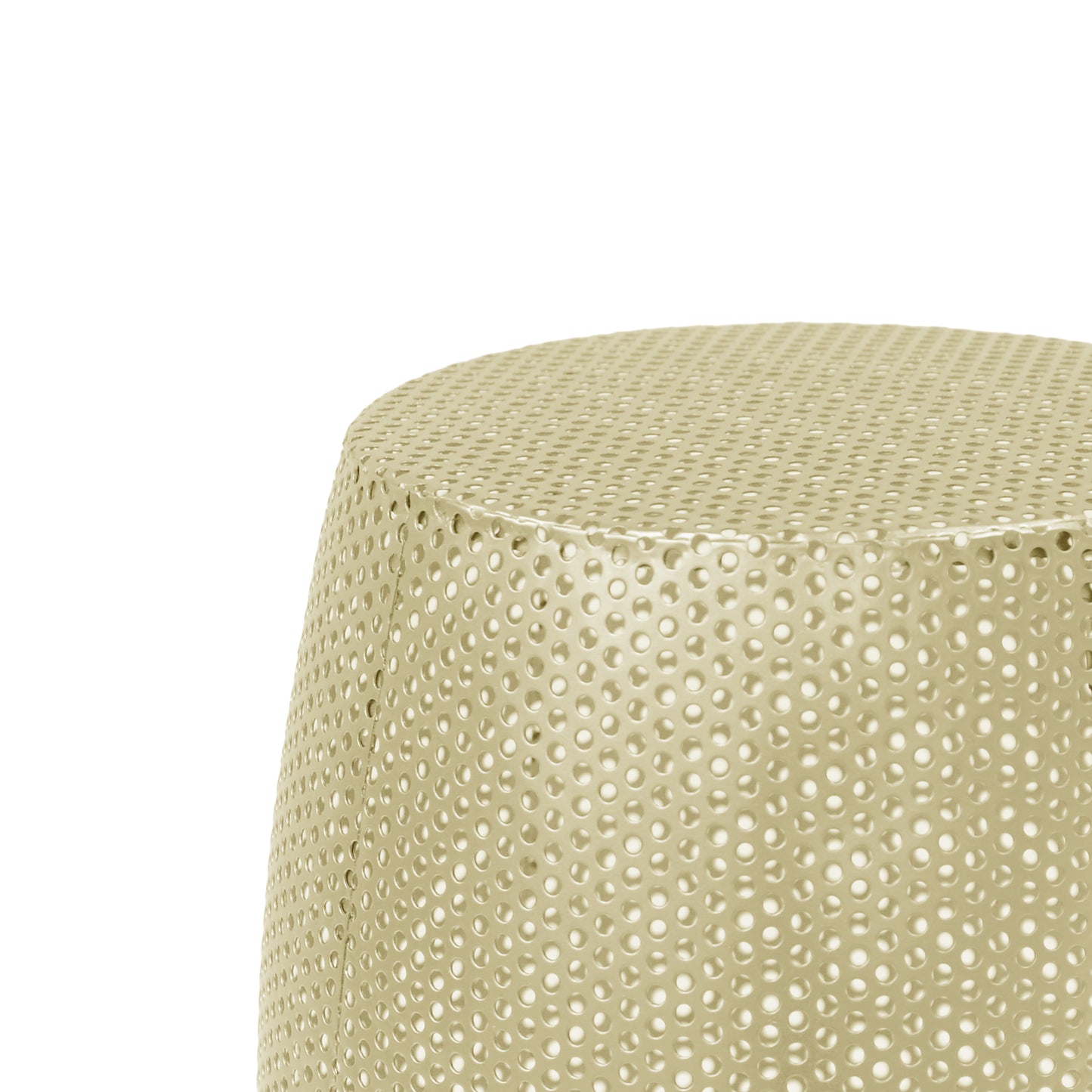 Grandoer Round Metal Hollow Side Table