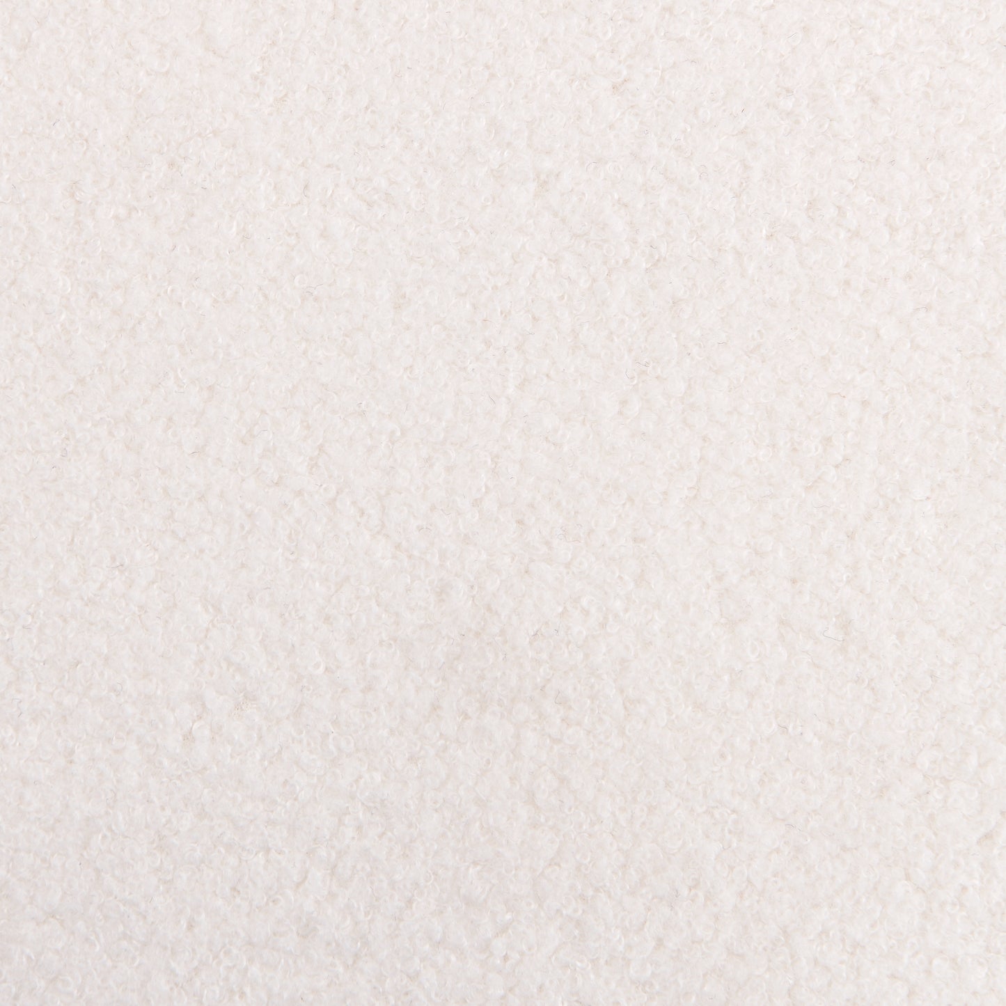 Aicedis Stylish Long White Bouclé Ottoman Perfect Blend of Form and Function