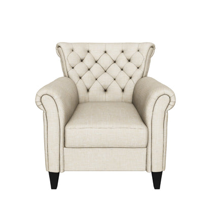 Solvang Contemporary Fabric Tufted Chair