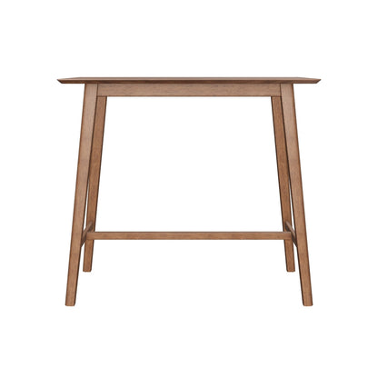 Margaret Mid-Century Rectangular Bar Table with Tapered Legs