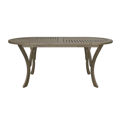 Baia Outdoor 70-inch Oval Acacia Wood Dining Table