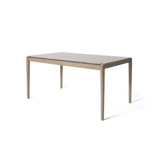 Tellin Acacia Wood 6 Seater Dining Table, Light Ash