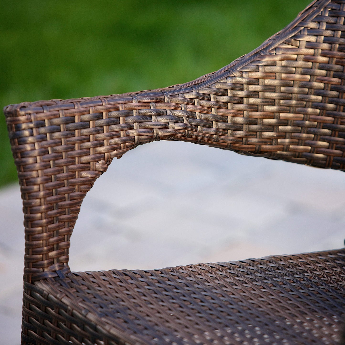 Del Mar Outdoor Wicker Chairs (Set of 2)