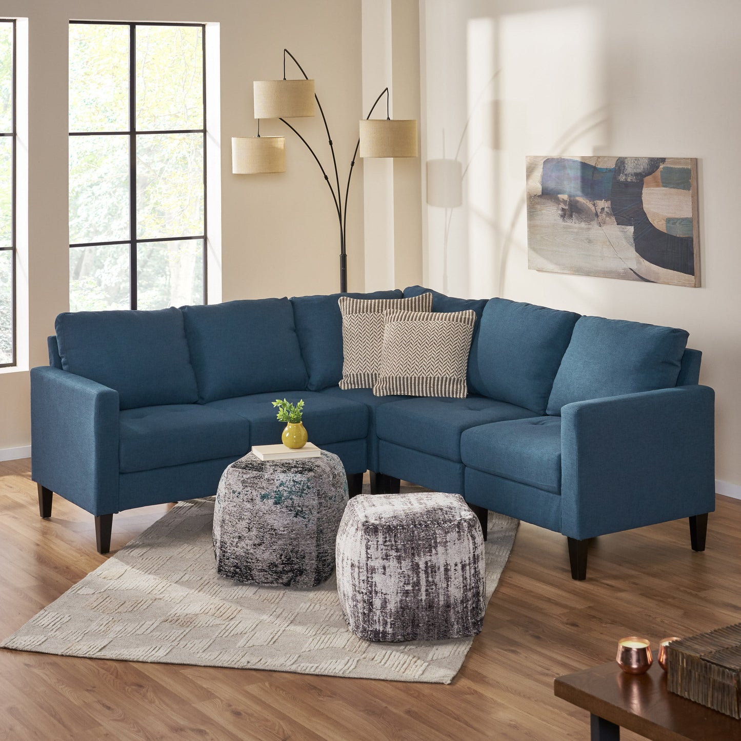Bridger Fabric Sectional Couch