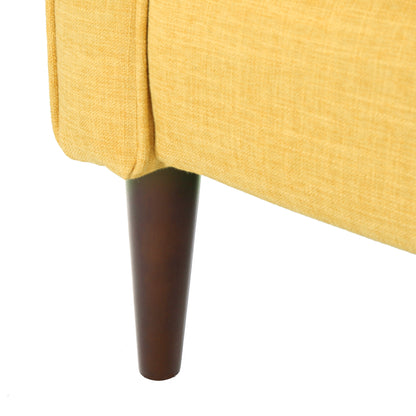 Mason Mid-Century Modern Tufted Back Fabric Recliner