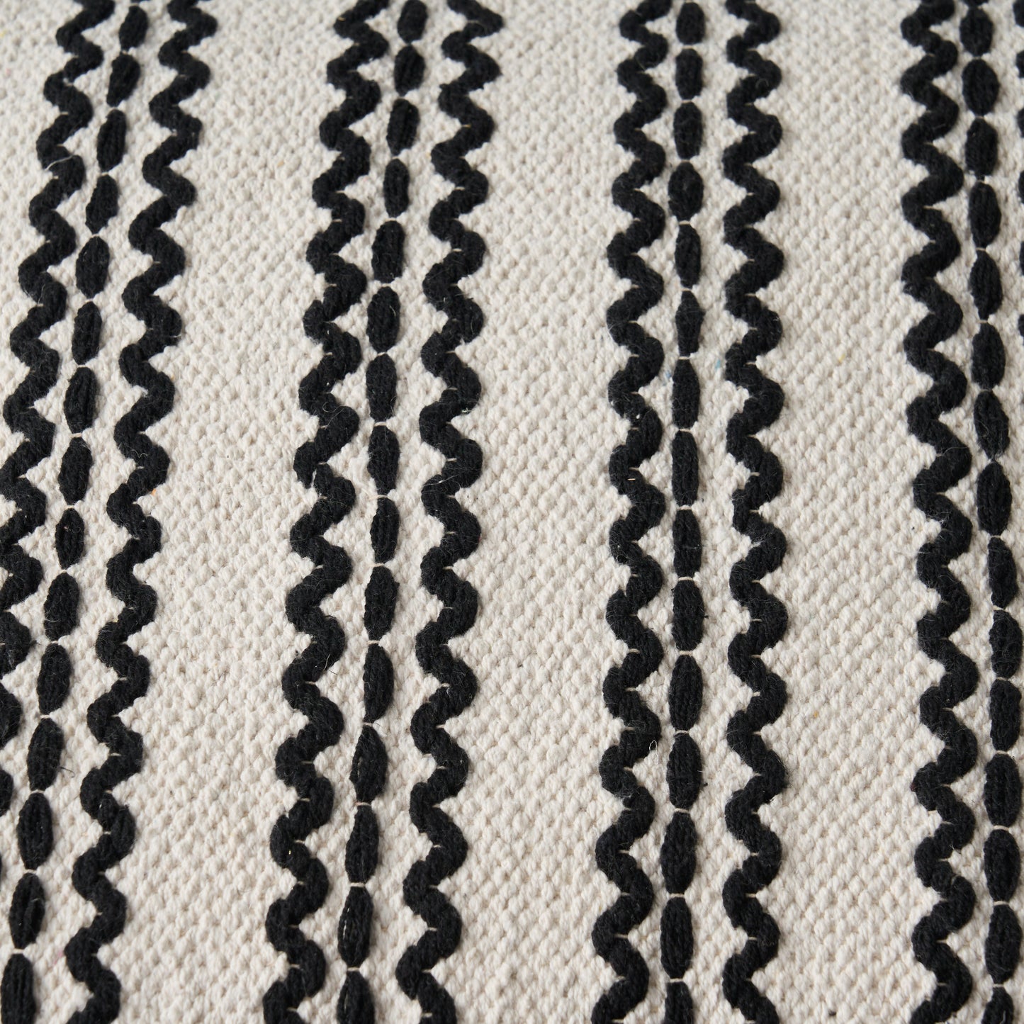 Davis Handcrafted Boho Fabric Pouf