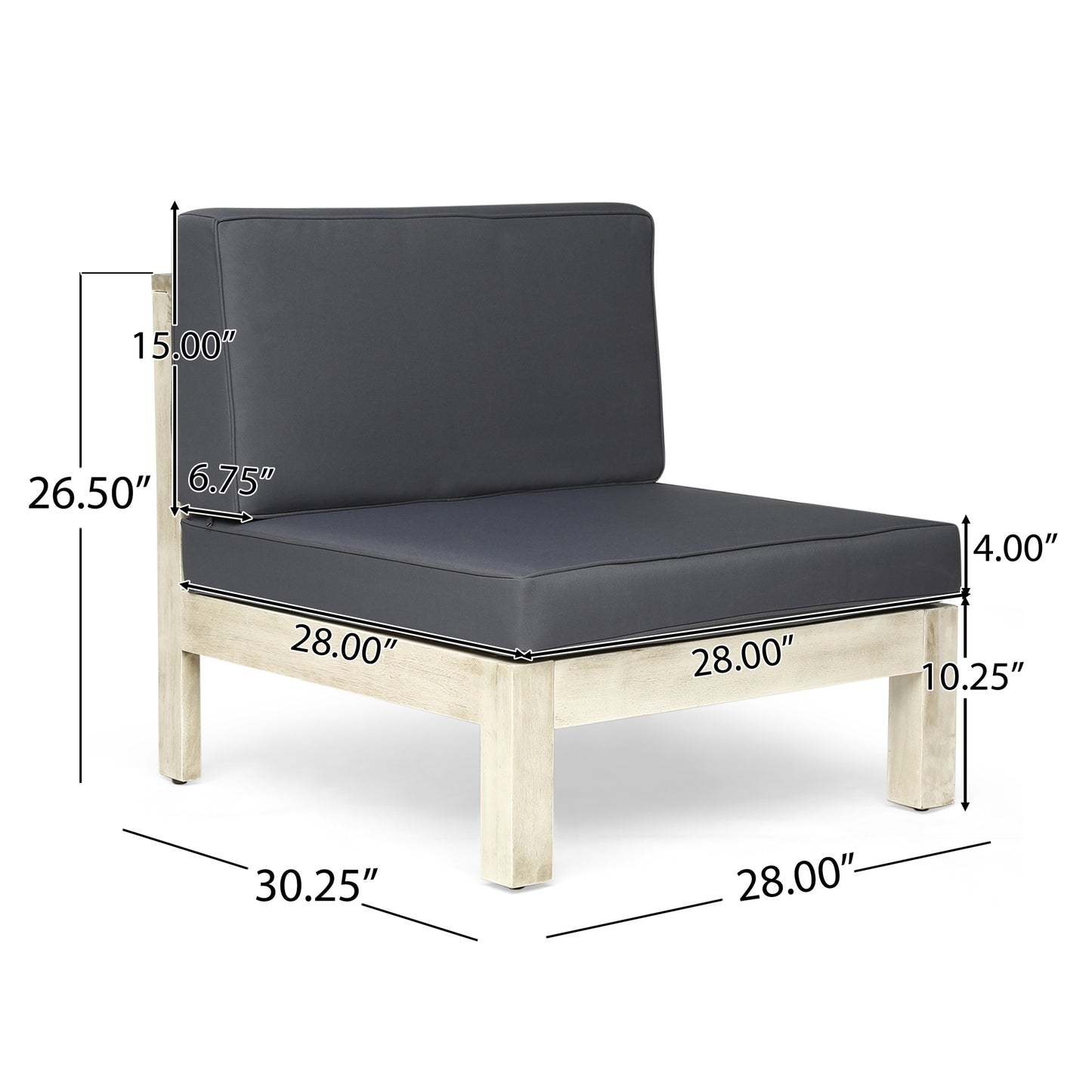 Ravello Outdoor U-Shaped Sectional Sofa Set with Fire Pit