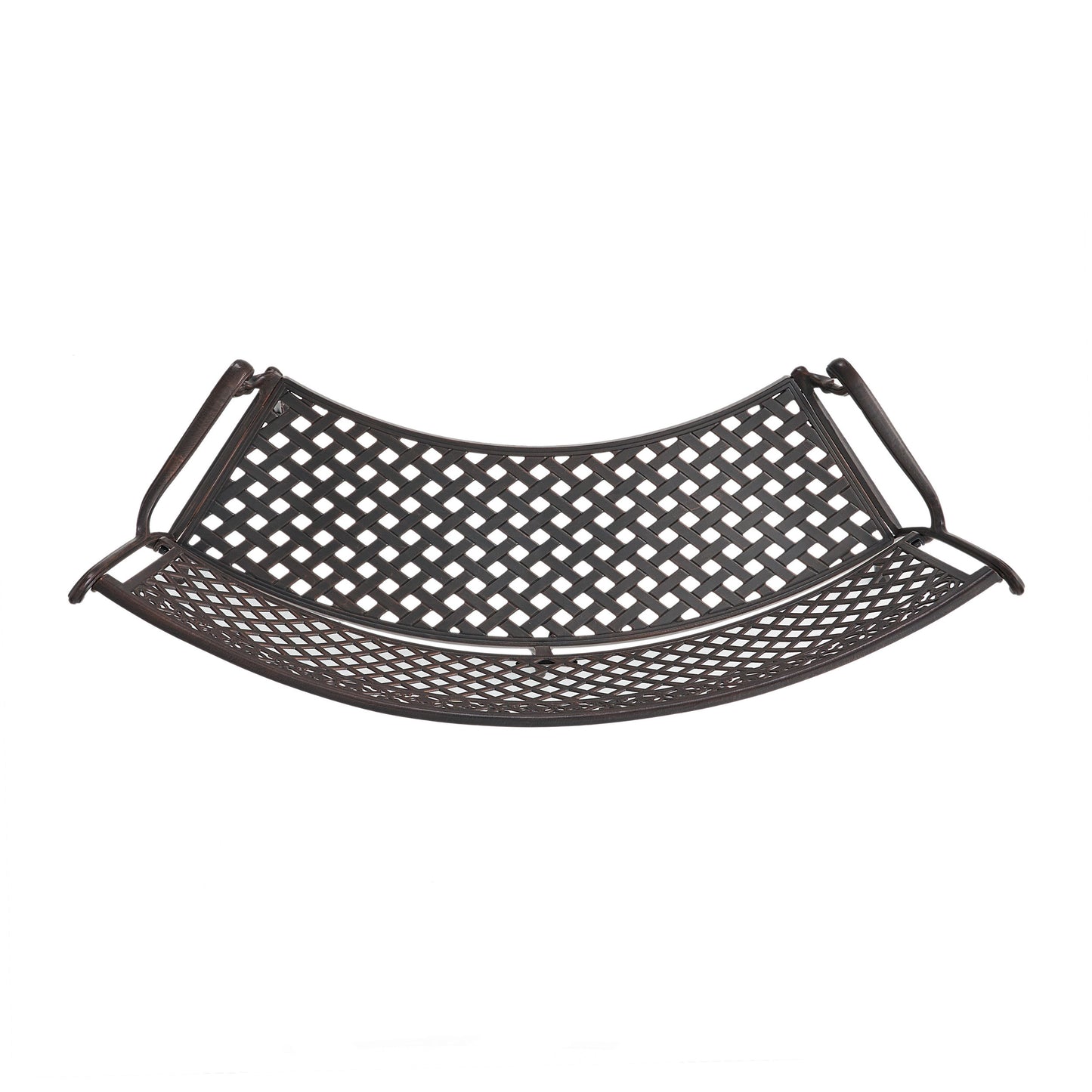 Bainbridge Outdoor Antique Copper Cast Aluminum Bench