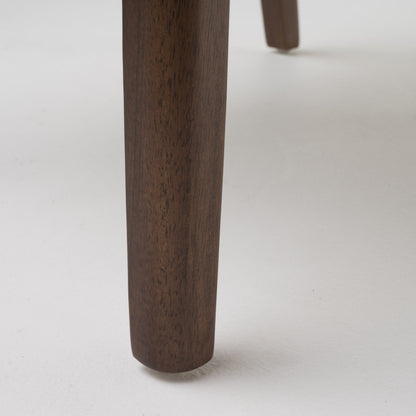 Leona Fabric & Wood Finish Dining Chair (Set of 2)