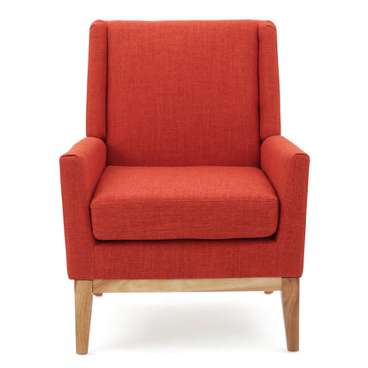 Kronen Mid Century Design Fabric Accent Chair