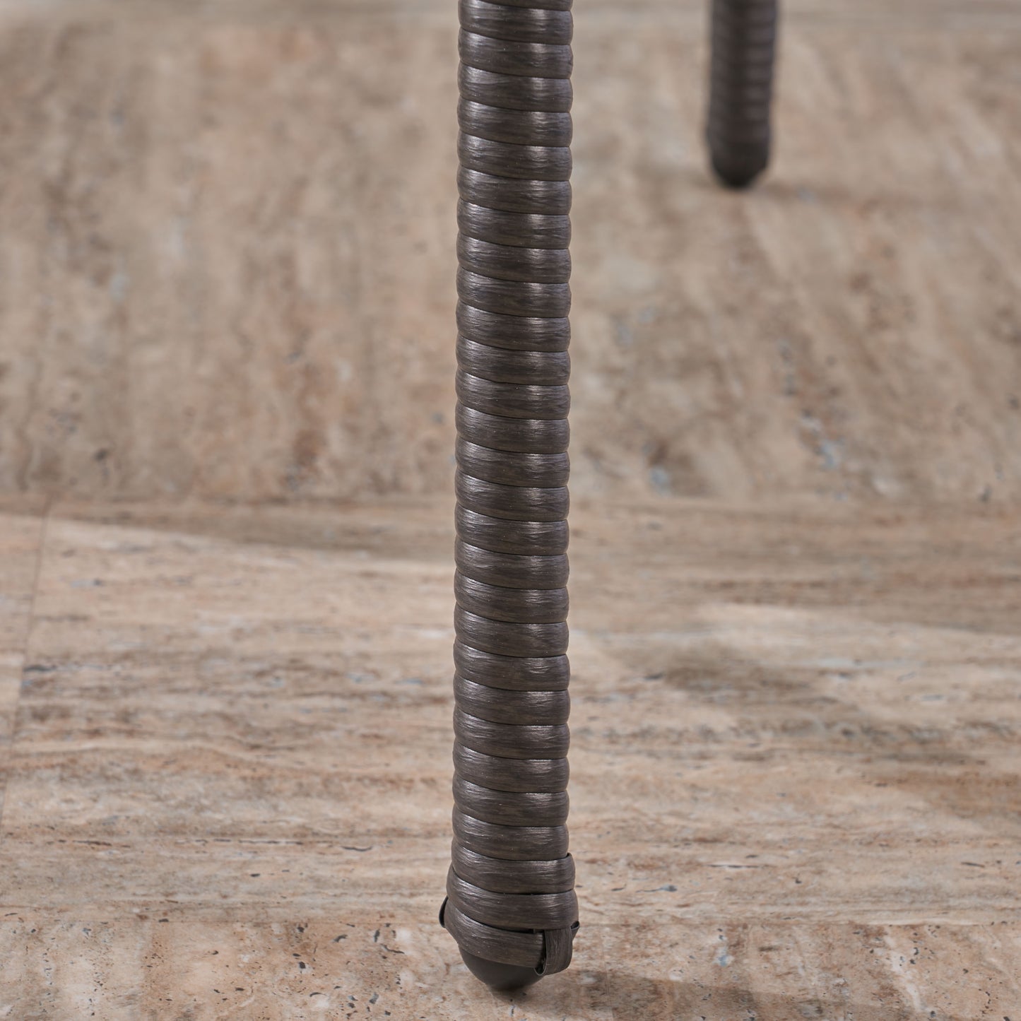 Sandy Point Bar Stools, Pub-Height, 29.5" Seats, Gray Wicker (Set of 4)