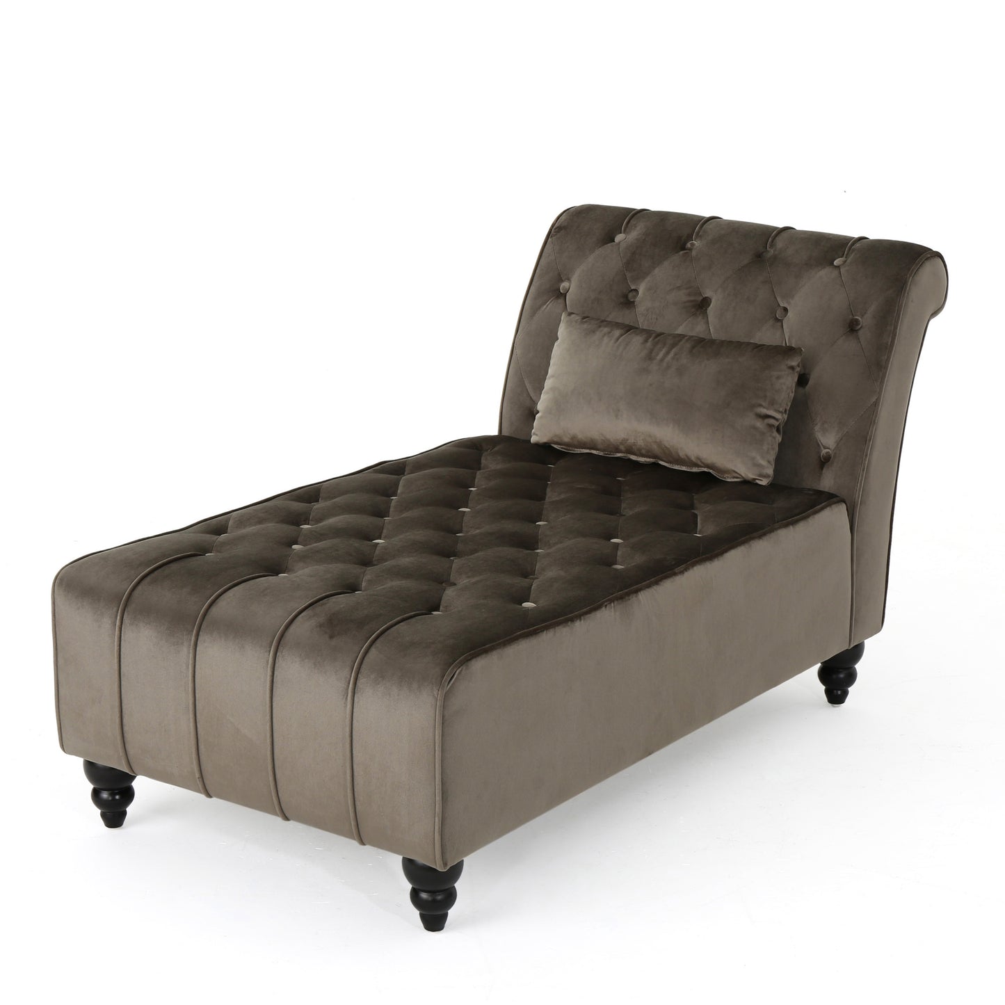 Rafaela Tufted Velvet Chaise Lounge