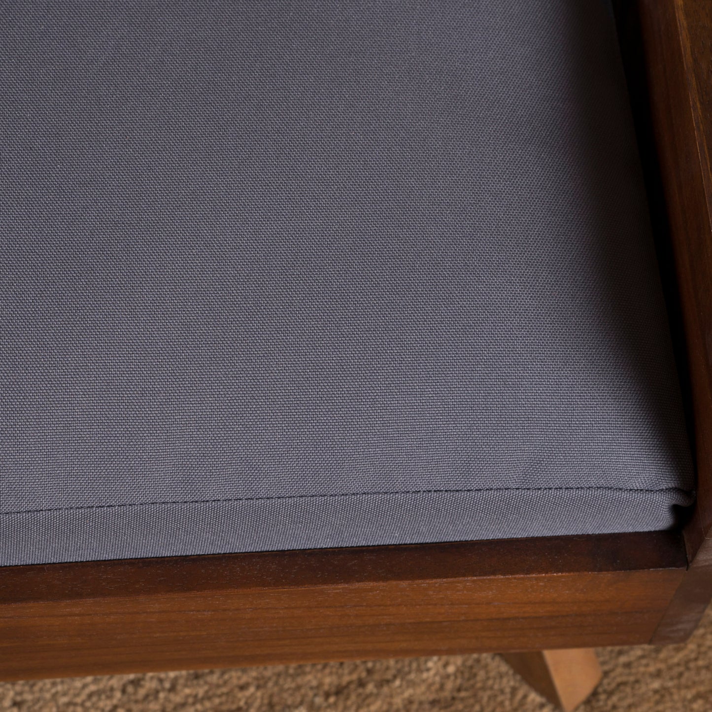 Darren Mid-Century Wood Frame Cushioned Dog Bed