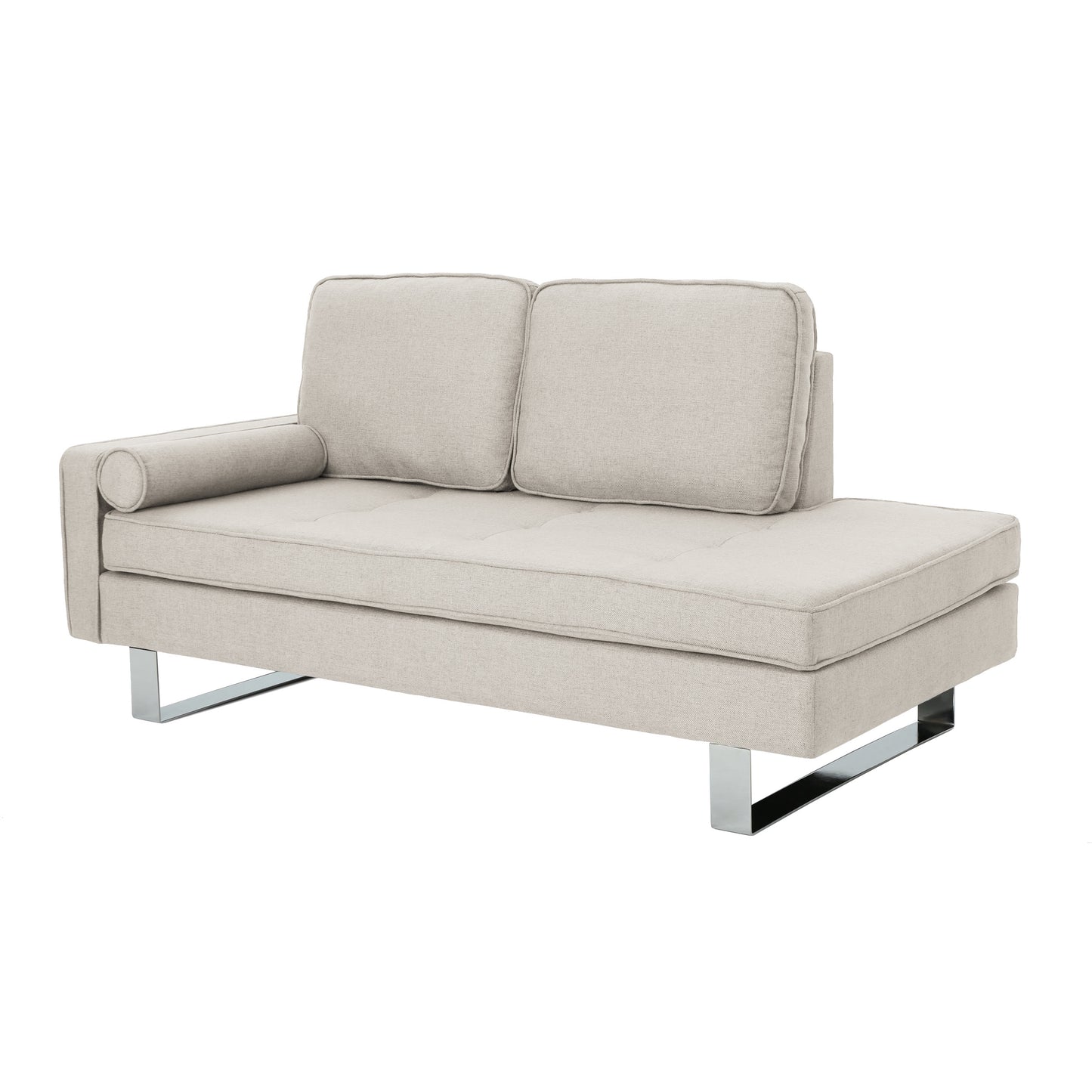 Typhaine Modern Fabric Chaise Lounge