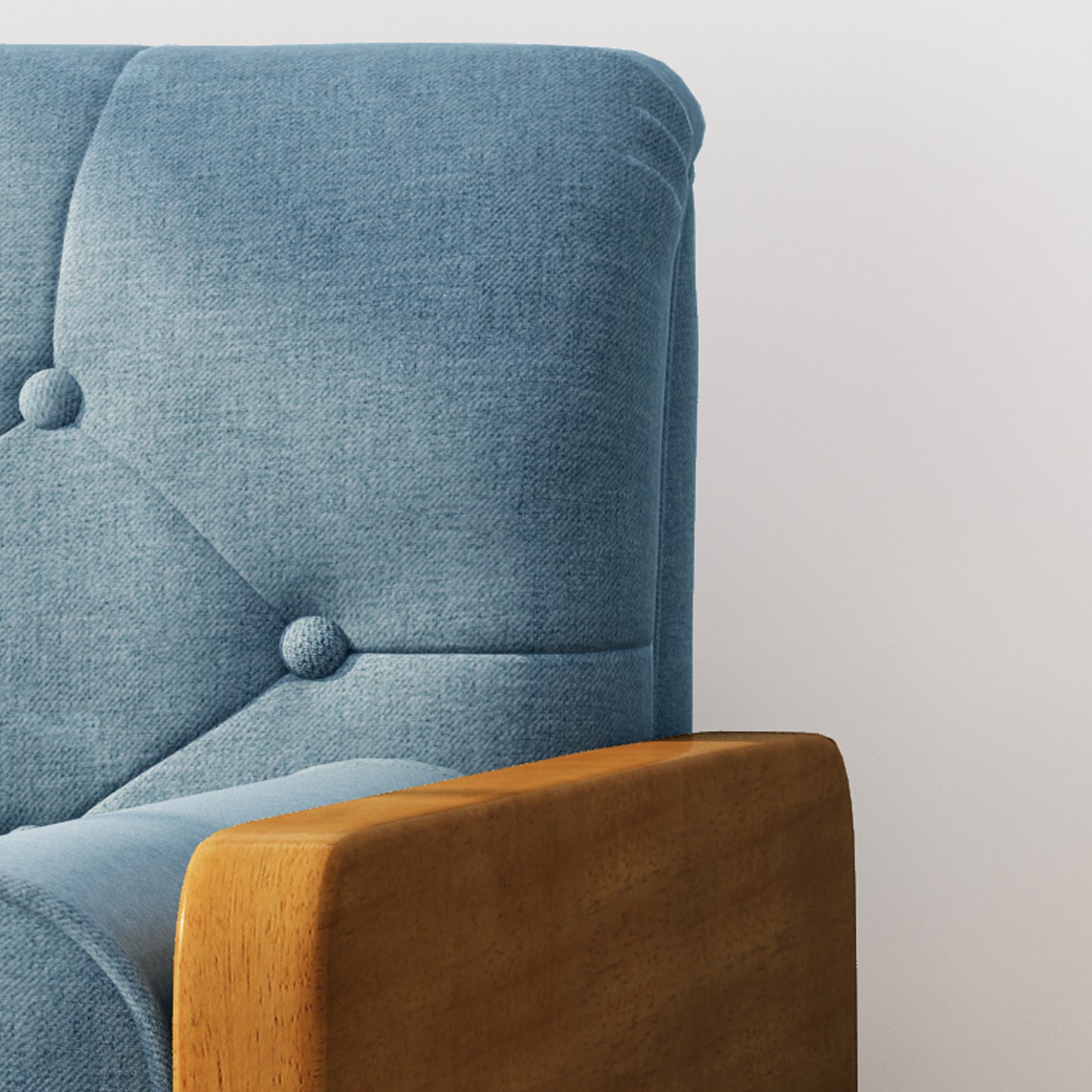Greta Mid Century Modern Fabric Club Chair