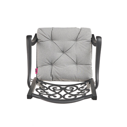 Nalahni Outdoor Barstool with Cushion (Set of 4)