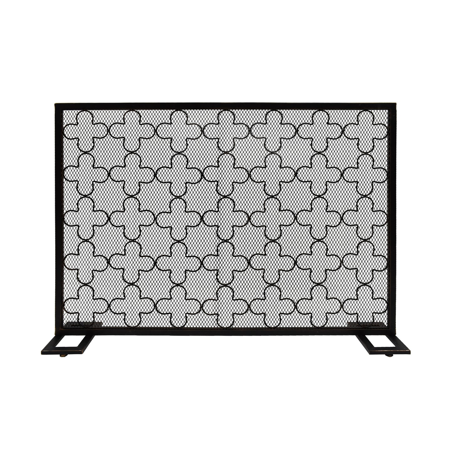 Uriah Modern Single PanelIron Firescreen