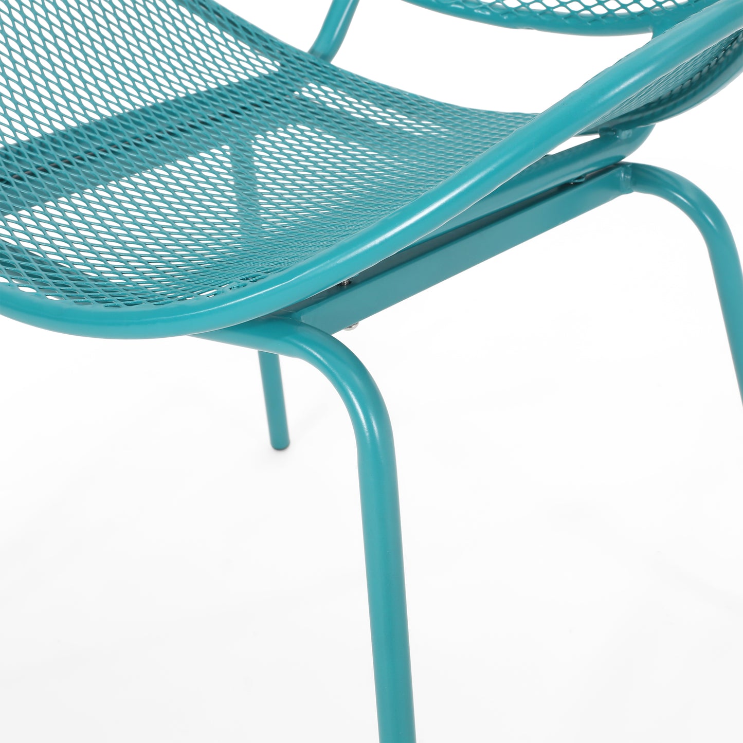 Jailynn Outdoor Modern 2 Seater Chat Set