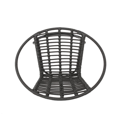 Winnie Outdoor Wicker Dining Chairs (Set of 2)