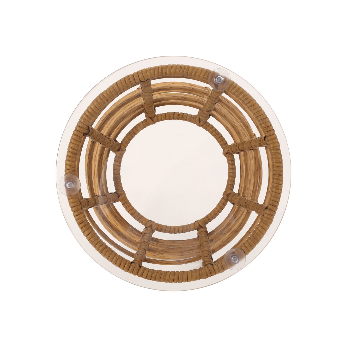 Hawaiian Pedro Outdoor Wicker Side Table