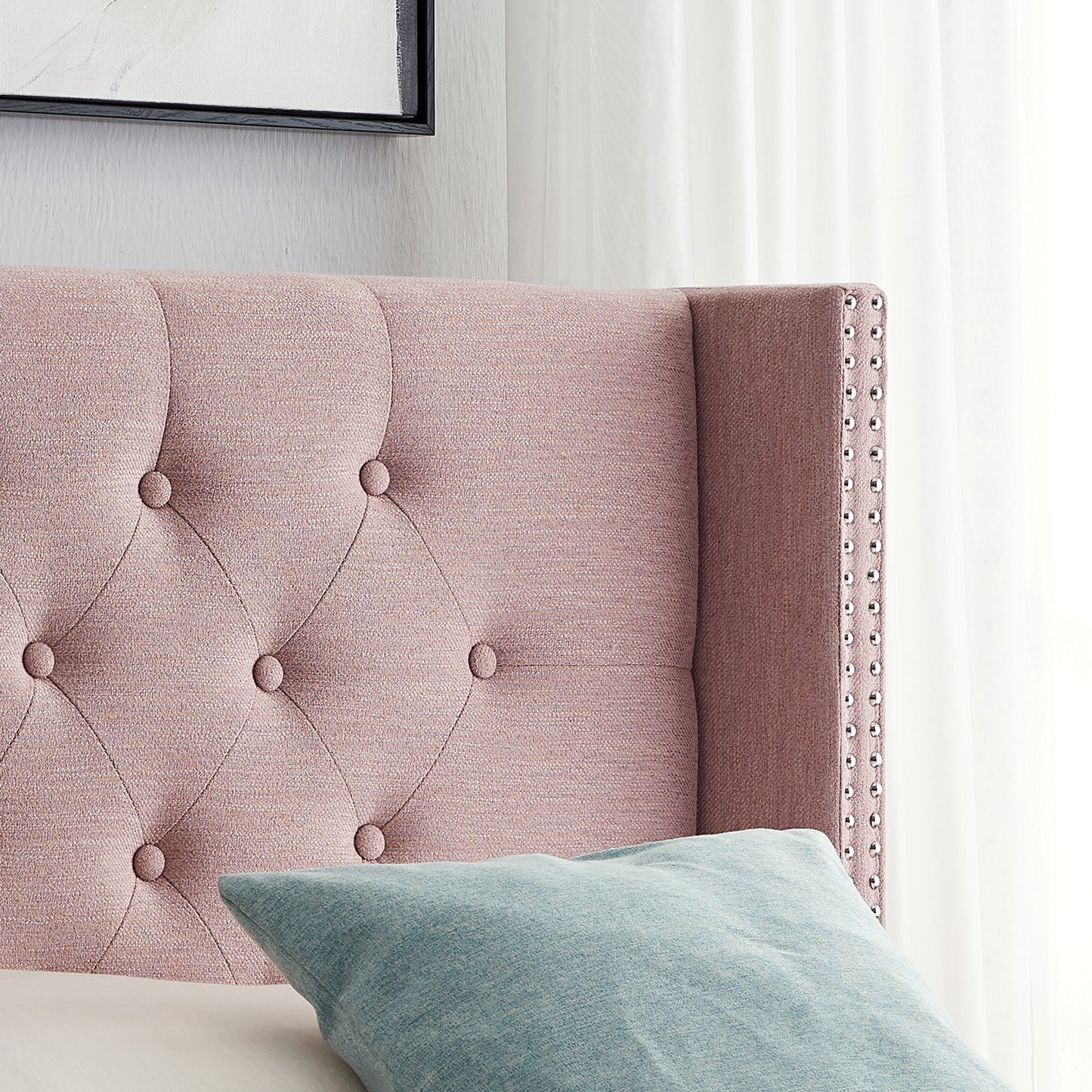 Ray Contemporary Upholstered Twin Headboard