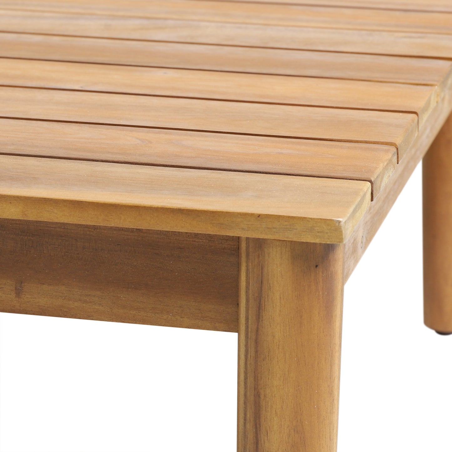 Plumb Outdoor Acacia Wood Coffee Table