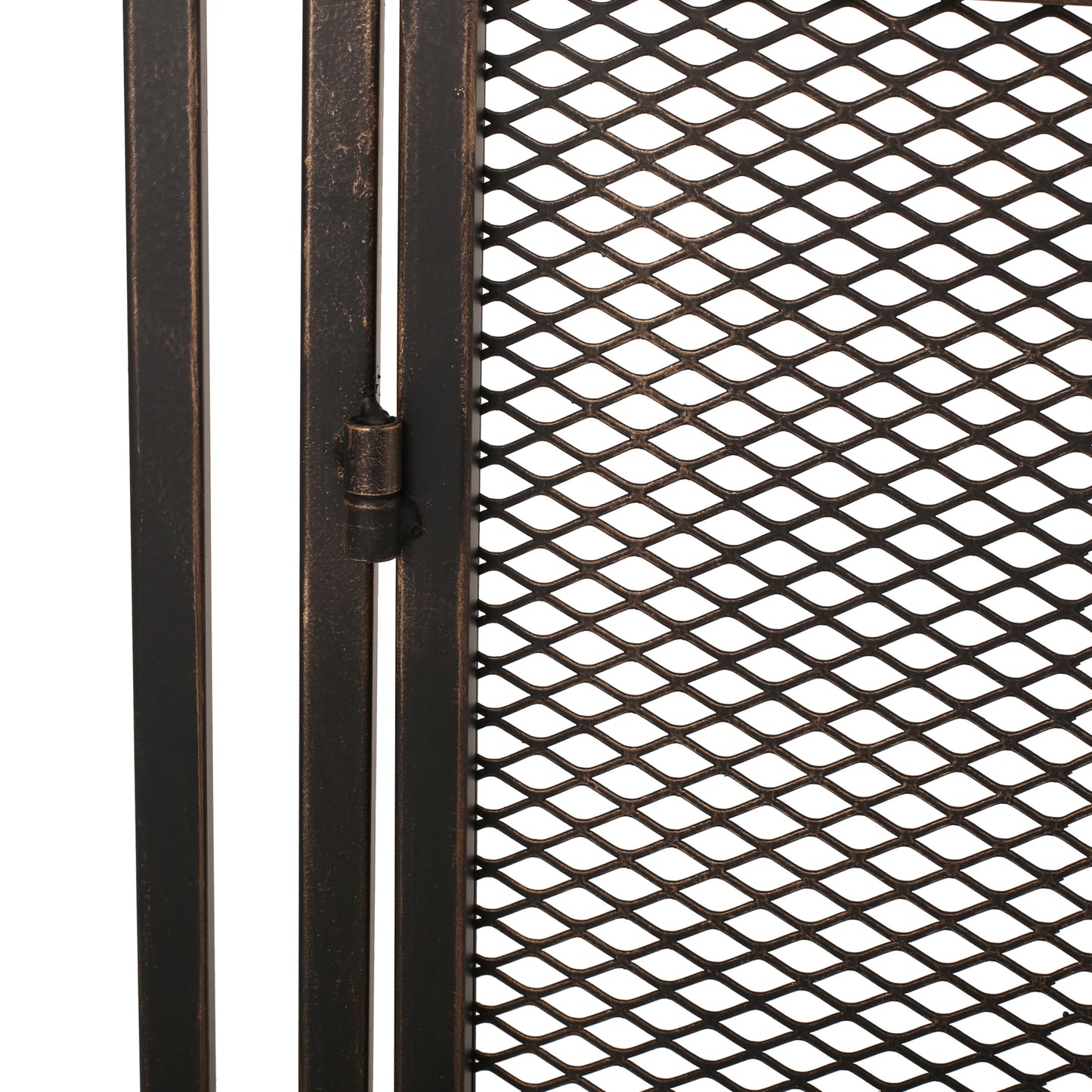 Kolten Modern Iron Fireplace Screen