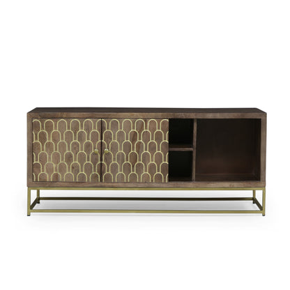 Javayah Contemporary Wooden TV Stand