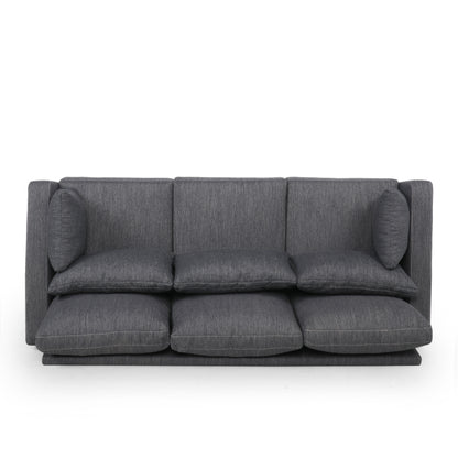 Elleah Contemporary 3 Seater Fabric Sofa