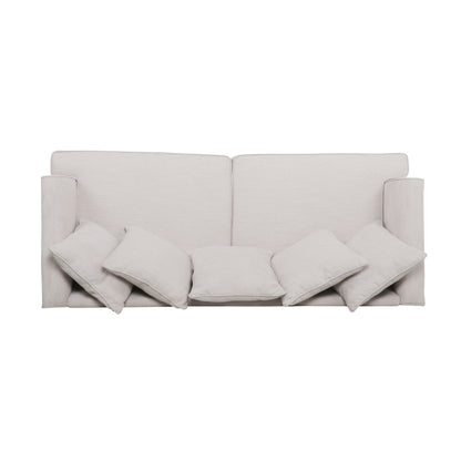 Lilburn Contemporary Pillow Back 3 Seater Sofa
