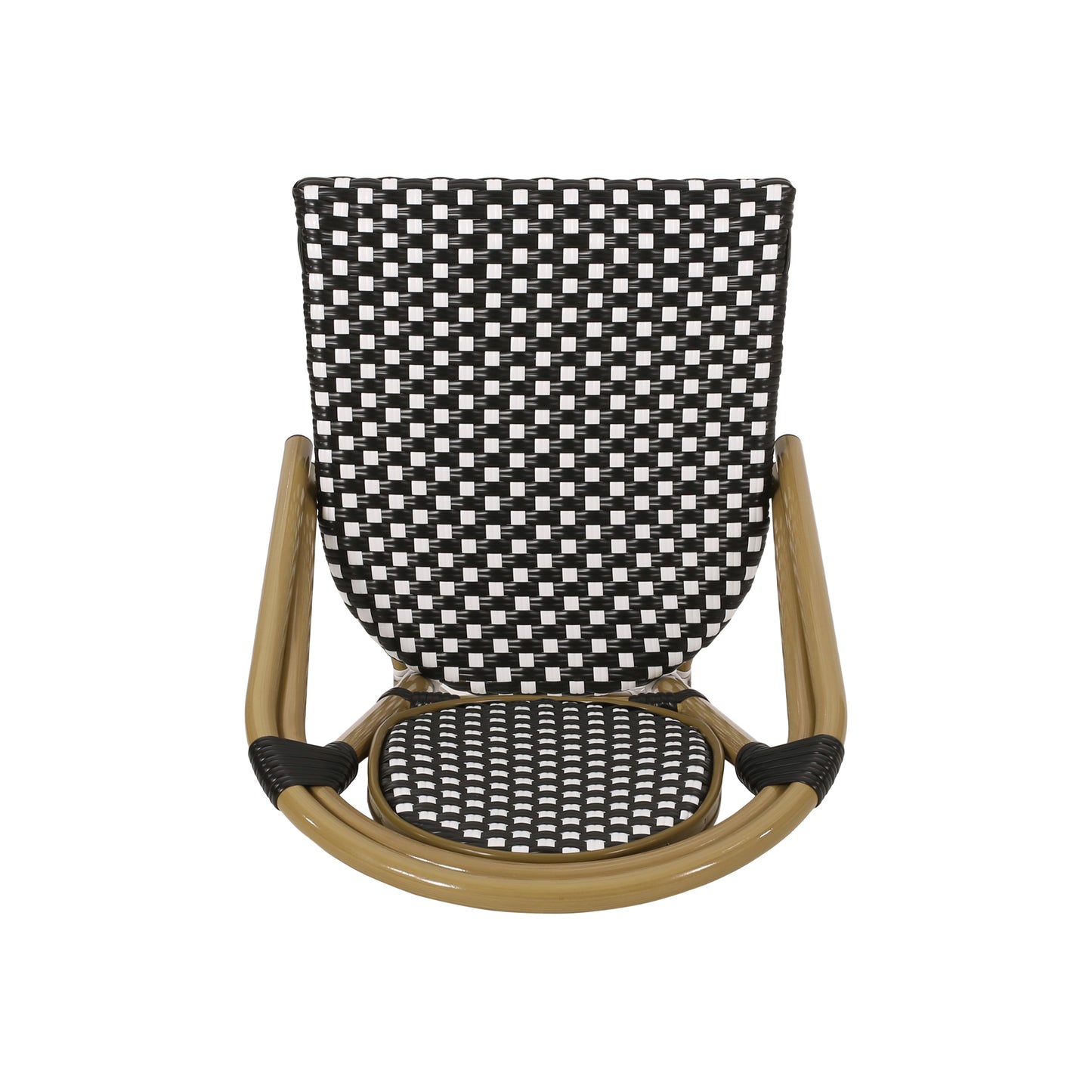 Kazaria Outdoor French Bistro Chairs (Set of 2)