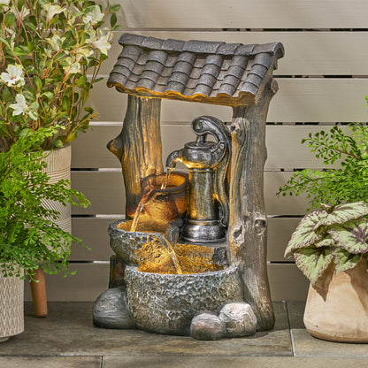 Annecy Outdoor 3 Tier Water Pump Fountain