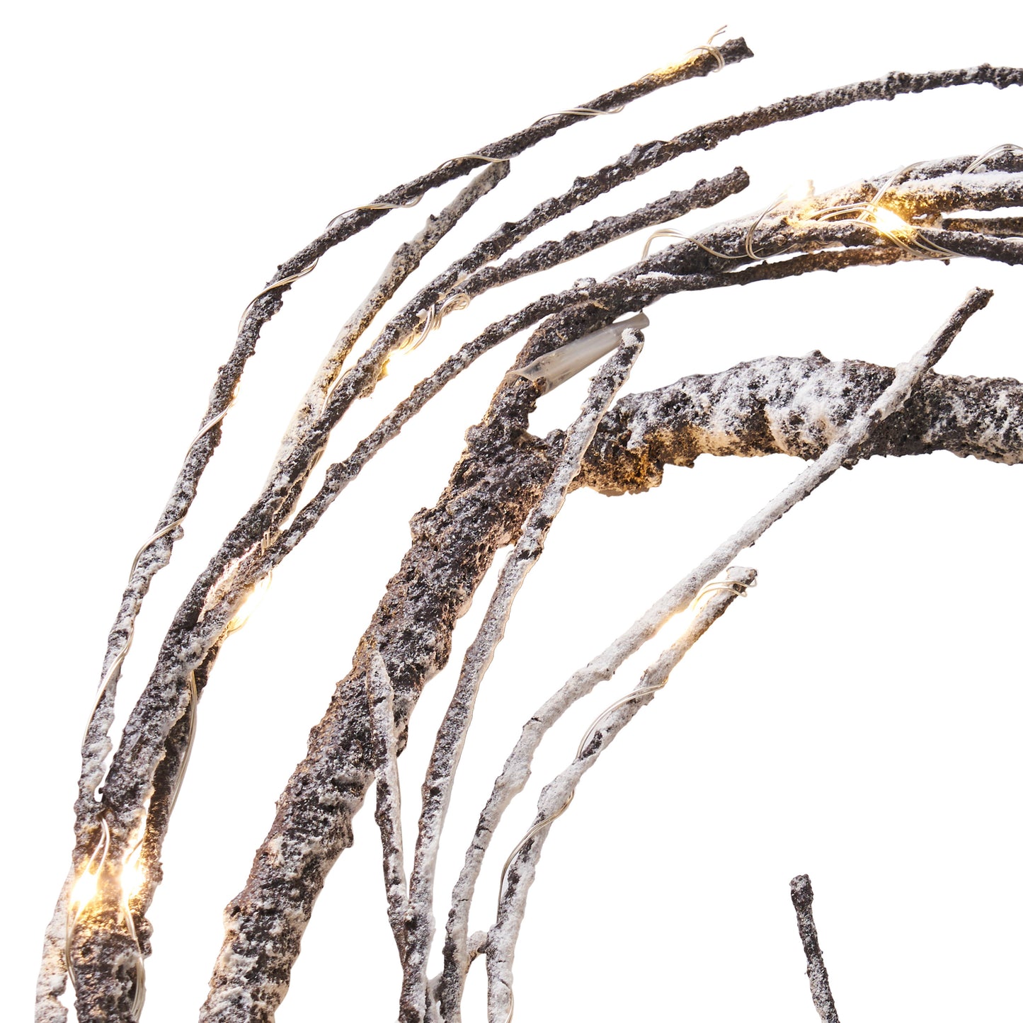 Madely 18-foot Pre-Lit Warm White LED Artificial Christmas Garland