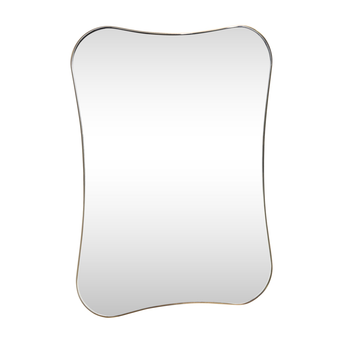 Bostick Contemporary Rounded Rectangular Wall Mirror