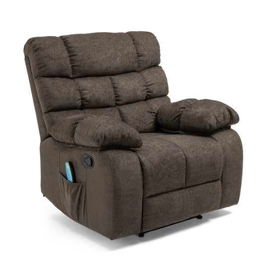 Conyers Contemporary Pillow Tufted Massage Recliner