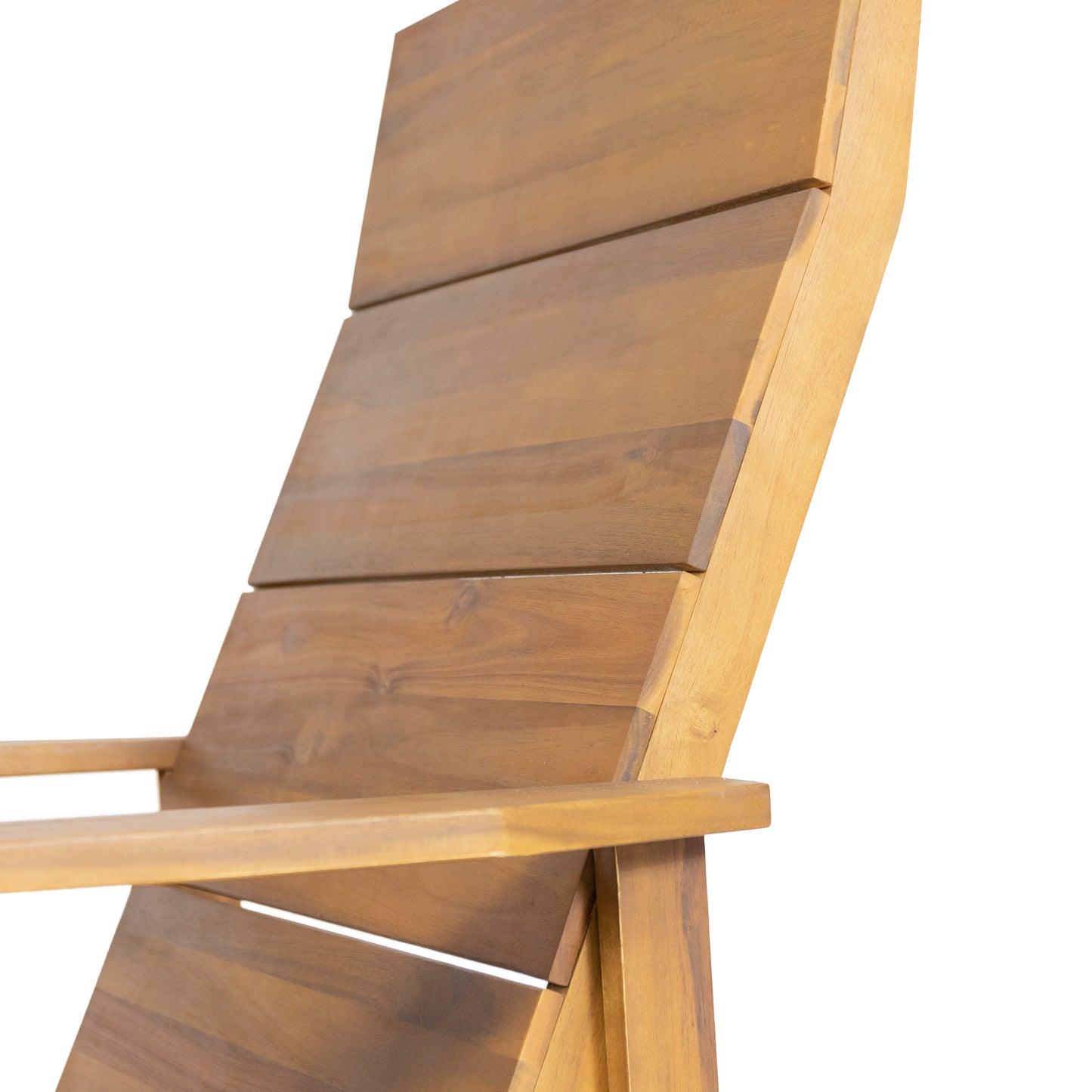 Winder Outdoor Acacia Wood Adirondack Rocking Chair, Set of 2