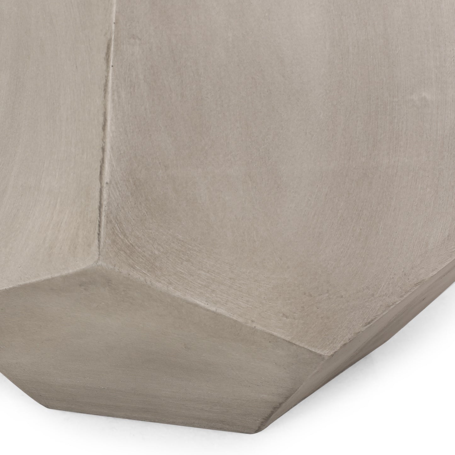Yishai Outdoor Lightweight Concrete Side Table
