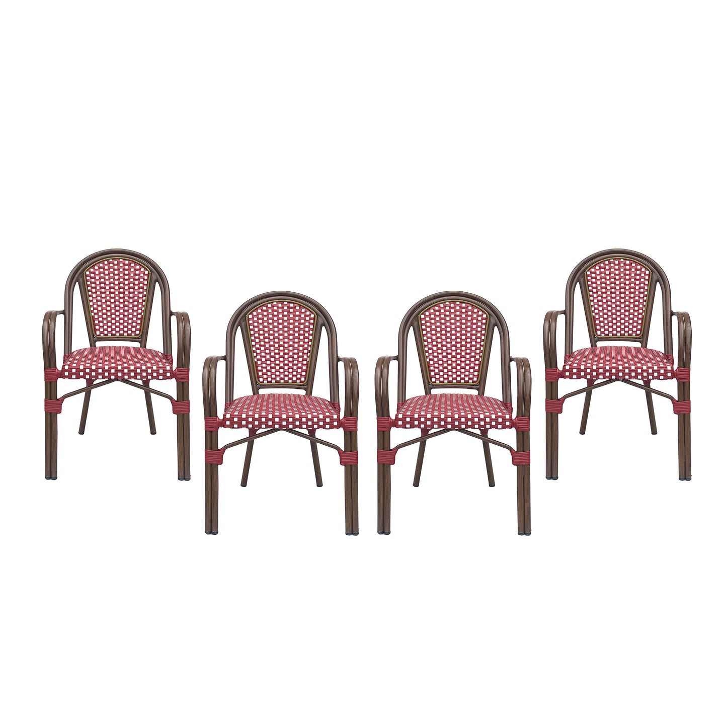 Symonds Outdoor French Bistro Chairs, Set of 4